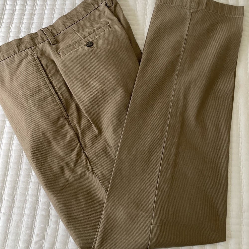 Banana republic flat front  cotton casual chino khaki pants trousers